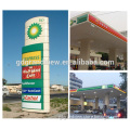 Double sided pylon sign for outdoor led display/petrol station pylon sign